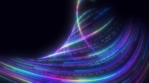 Líneas de velocidad coloridas abstractas V16