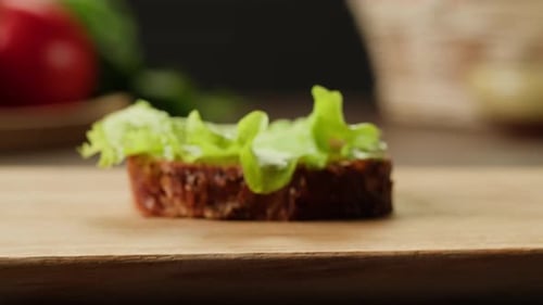 Making a Delicious Healthy Sandwich at Home