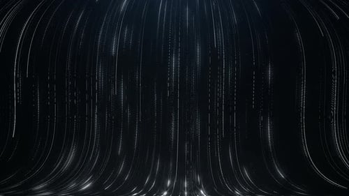 Abstract Digital Particle Flow Background Loop