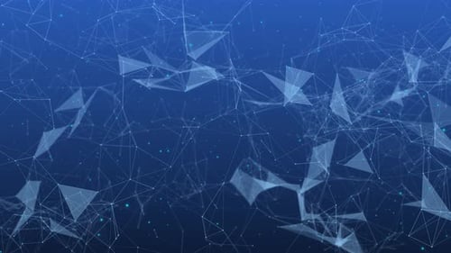 Sistema robótico de tecnología artificial, molécula del átomo químico, plexo celular y ciencia: resumen