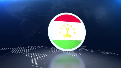 Futuristic Flag Reveal Broadcast Opener