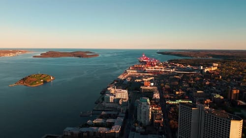 Vibrant Drone Tour of PSA Halifax Atlantic Hub
