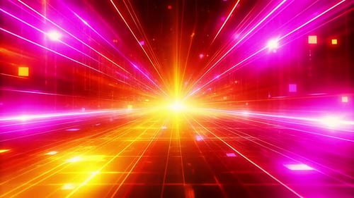 Abstract Digital Cyber Motion Background Loop 01