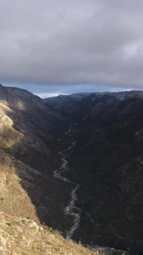 Mountain Valley River Vertical Video