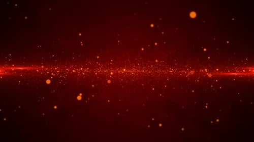 Red Hot Exploding Particles Background Animation