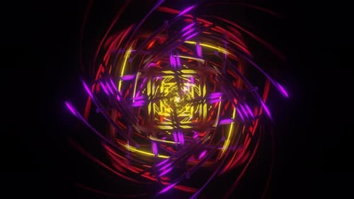 Shimmering Metallic Disco Light Display Vj Seamless Loop