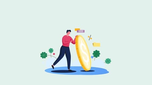 Currency Oriented Animated Scene