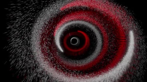 Dynamic Abstract Swirling Particles Background