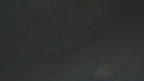 Abstract Background with Glittering Particles and Smooth Waves