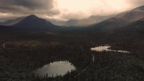 Beautiful Dramatic Mountain Landscape