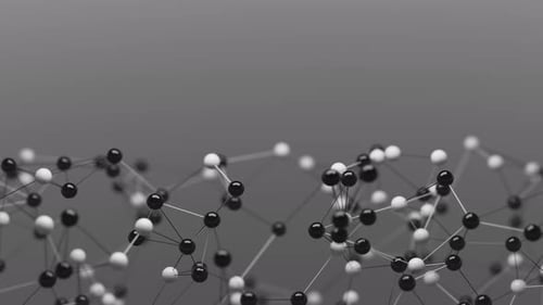 3D animation of the geometric shape of a lattice in space.