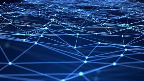 Digital Plexus Data Flow Reality Futuristic