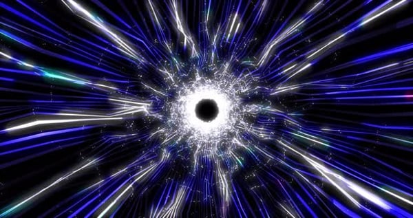 Colorful Shimmering Light Rays Background, Backgrounds Motion Graphics ...