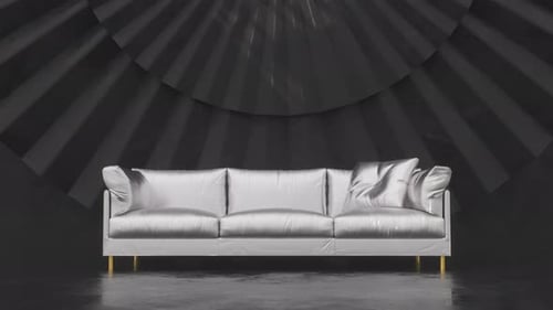 Boucle d'affichage de placement de produit sombre avec éclairage de studio