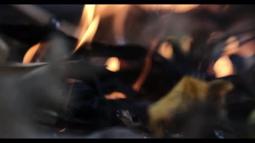 Abstract Fire Flames and Embers