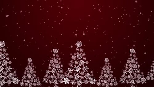 Christmas and New Year and Winter Holidays Themed Snow Flat