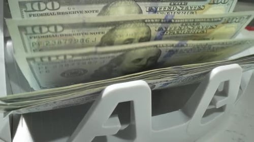 Counting US Hundred Dollar Bills with Machine
