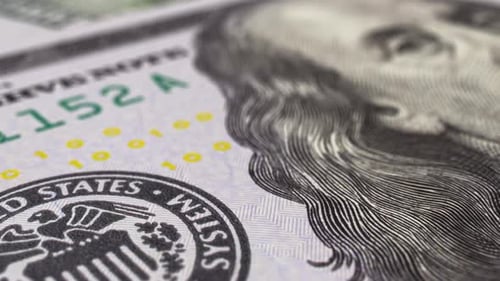 Hundred Dollar Bill Close Up