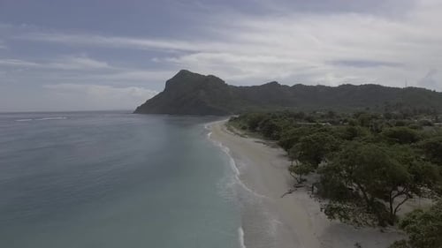Aerial beautiful beach views