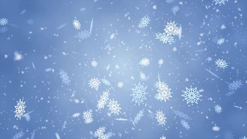 Blue Christmas Background Loop V4