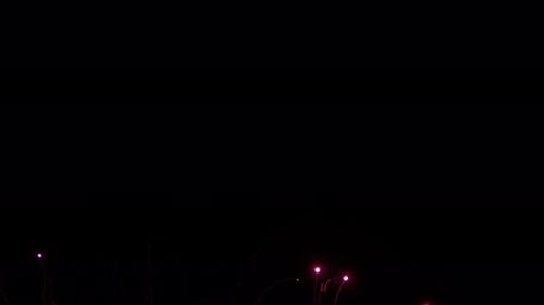 Night Sky Revelry. Explosive Fireworks Illuminate the Evening, Creating a Fantastic Display.