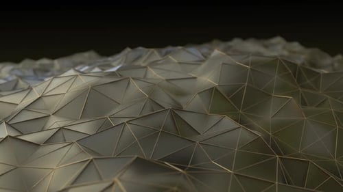 Abstract Geometric Polygonal Surface Undulating Loop Background