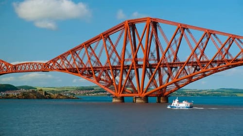 Forth Railway Bridge, Firth of Forth, Scotland, UK