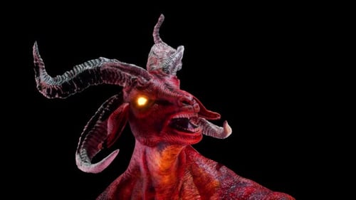 Goat Demon Baphomet VJ Loop