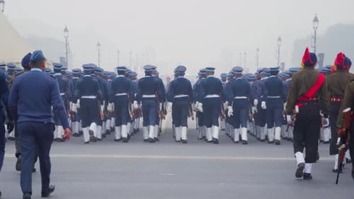 Indian Air Force Doing Republic Day Parade Rehearsal