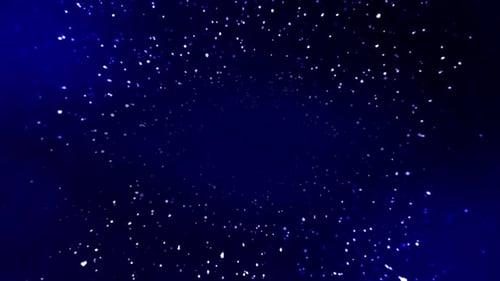 Particles Blue Background Loop