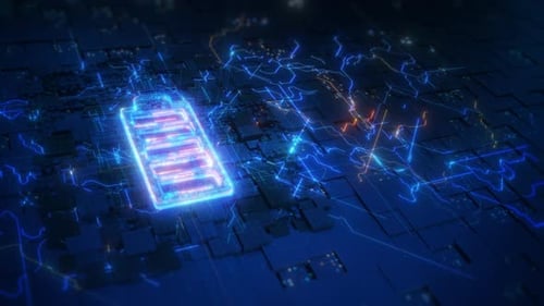 Green Renewable Energy Battery 01577
