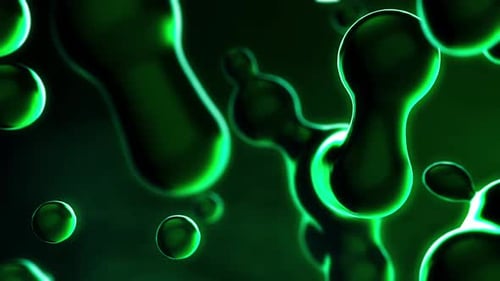 Lava Lamp Green Grow Background