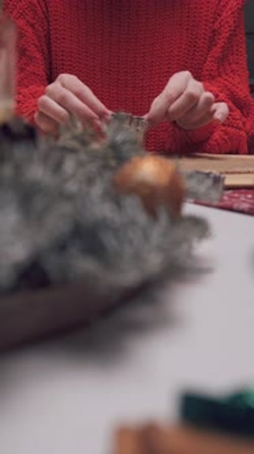 Gingerbread Cookie Making, Cozy Holiday Theme