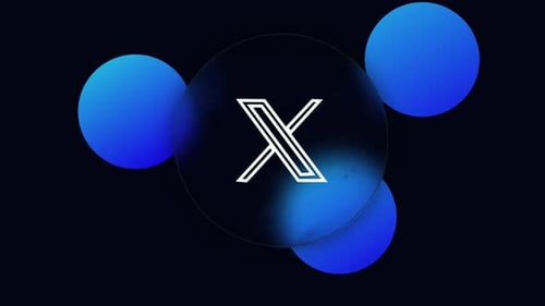 Minimalist Abstract Logo Reveal with Glowing Spheres