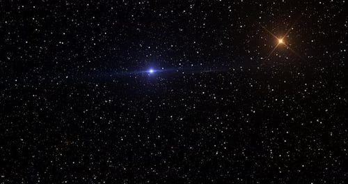 Animated Futuristic Space Stars Background Loop