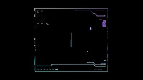 Coleção Radar: Carregando a animação de uma tela frontal quadrada com uma moldura dobrável