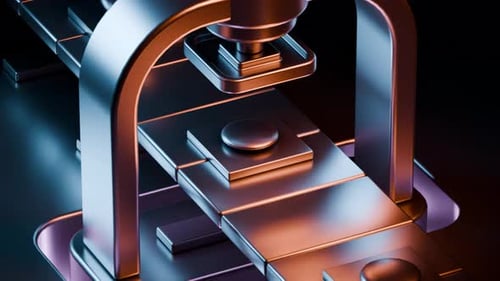 3D Loop Satisfying Factory Animation