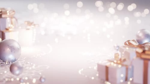 Fond de fond de boîte cadeau de Noël