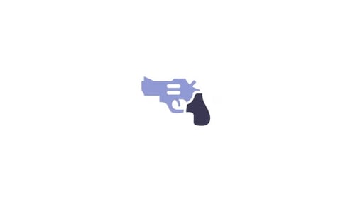 Animationsvideo mit Waffensymbolsymbolen
