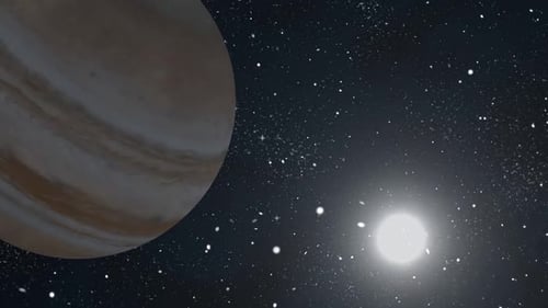Jupiterplanet animiert