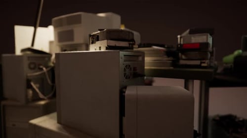 Vintage Retro Computer and Other Devices