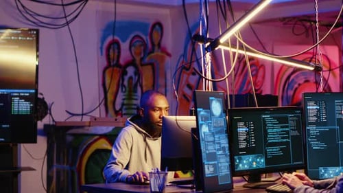 Hackers Leaving Underground Hideout