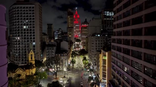 Horizonte de São Paulo em São Paulo, em São Paulo, Brasil.