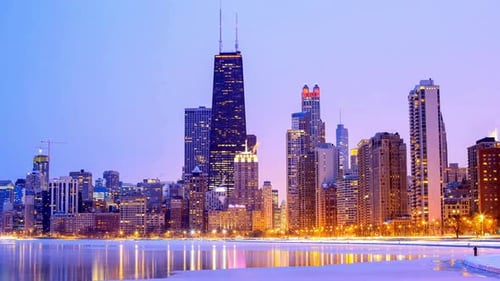 Breathtaking And Beautiful View Of Chicago City In Illinois