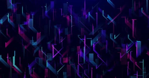 Digitales Cyber-Mesh mit Partikeln im virtuellen Raum, Hochgeschwindigkeitsverbindung, Big Data