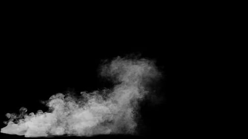 Dynamic White Smoke Cloud Transition Effect