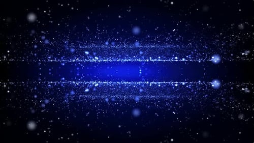 Blue Particles Background Loop