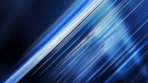 Abstrakte diagonale Linien in Blau- und Weißtönen. Dynamisches und futuristisches Design
