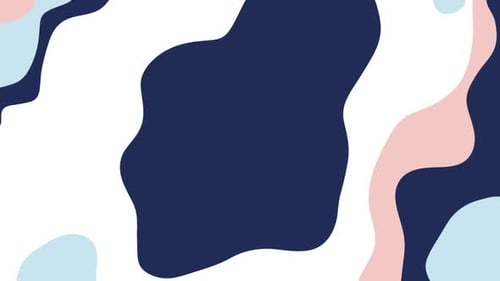 Animated Fluid Organic Shapes Abstract Background