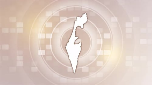 Animierte Karte von Israel